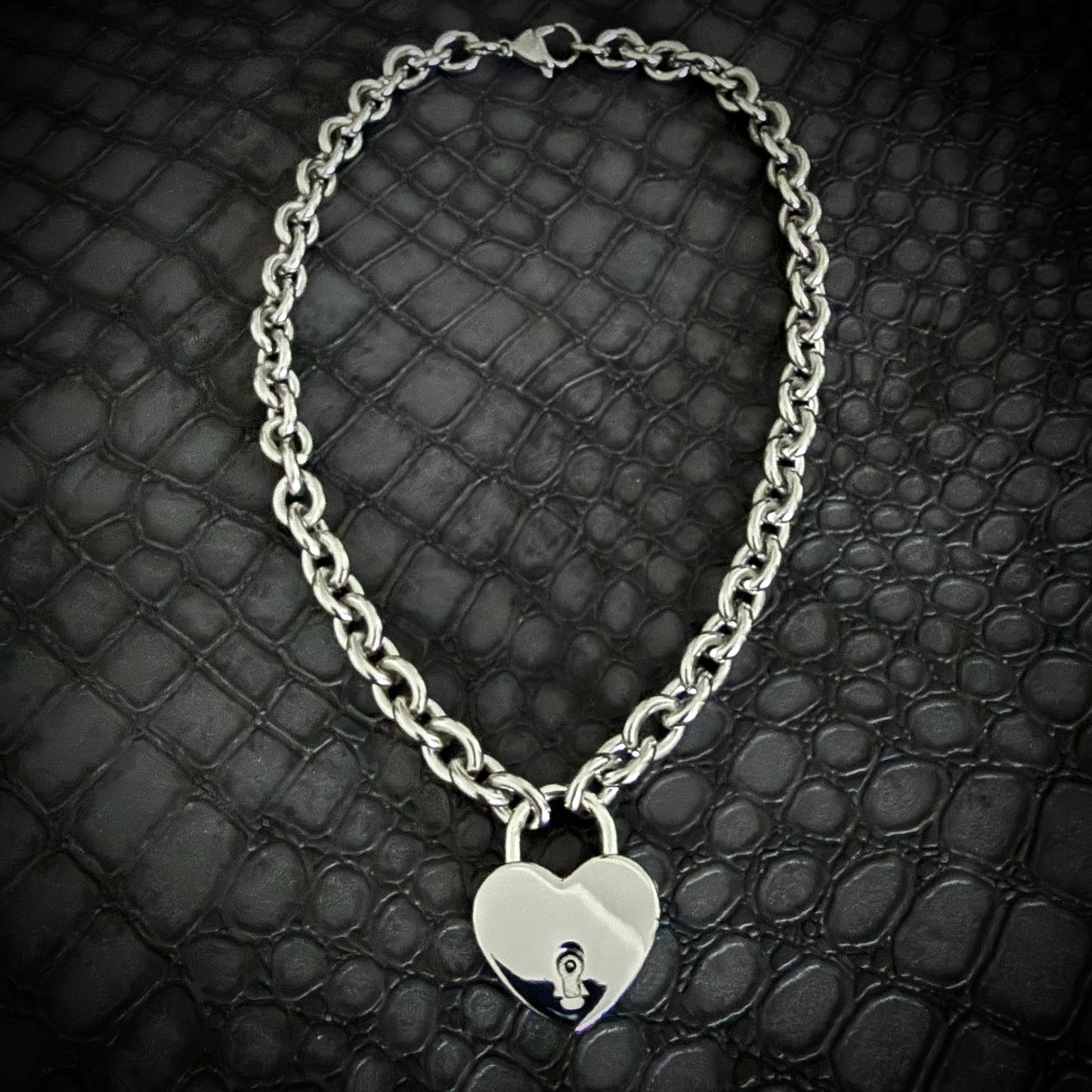 COLD HEART PADLOCK & KEY SET