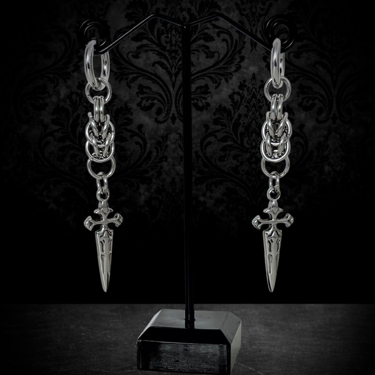 DAGGER DROP EARRINGS