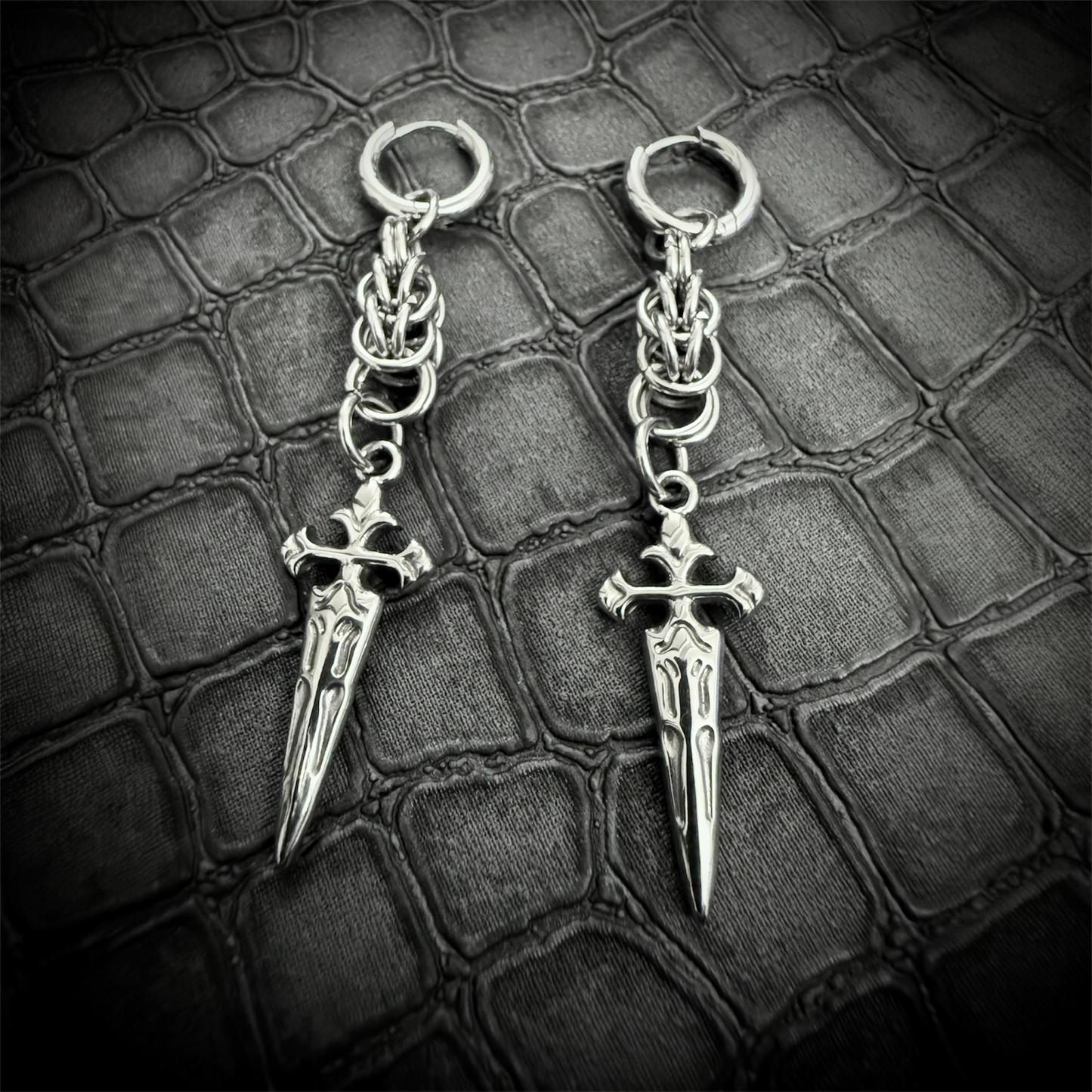 DAGGER DROP EARRINGS
